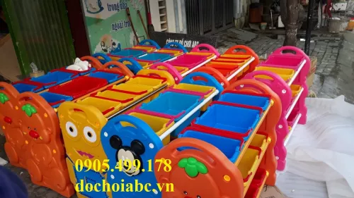 Kệ nhựa đựng đồ chơi trẻ em ABC (13)