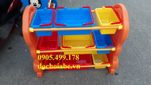 Kệ nhựa đựng đồ chơi trẻ em ABC (17)