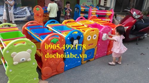 Kệ nhựa đựng đồ chơi trẻ em ABC (10)