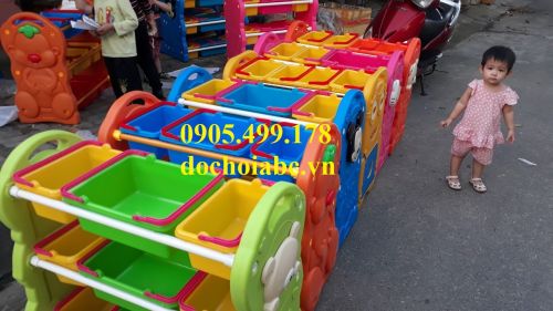 Kệ nhựa đựng đồ chơi trẻ em ABC (11)