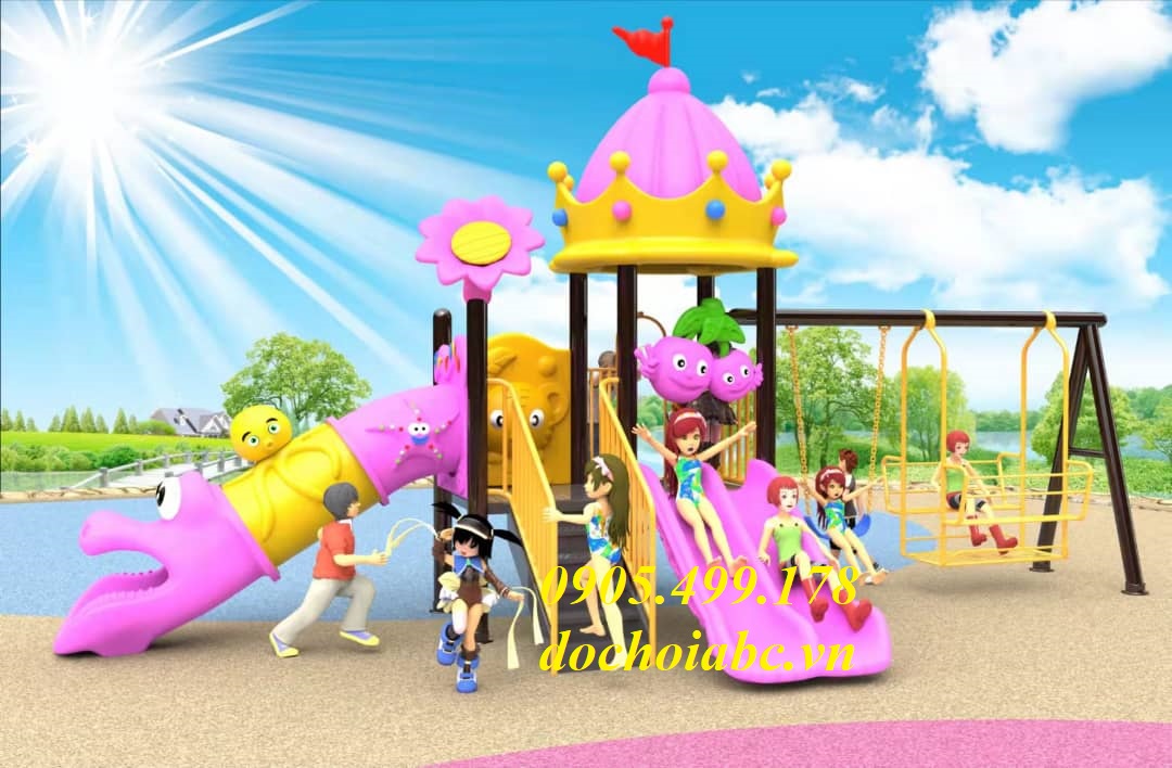 Bộ Cầu Trượt Nhựa Nhập Khẩu Cho Trẻ Em Giá Rẻ Tại Hồ Chí Minh