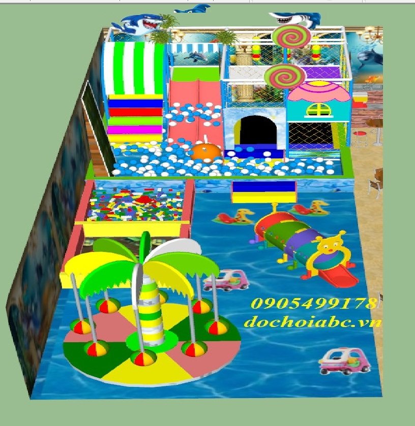 Chuyên thiết kế khu vui chơi trẻ em trong nhà tại nông thôn giá rẻ - đảm bảo uy tín chát lượng