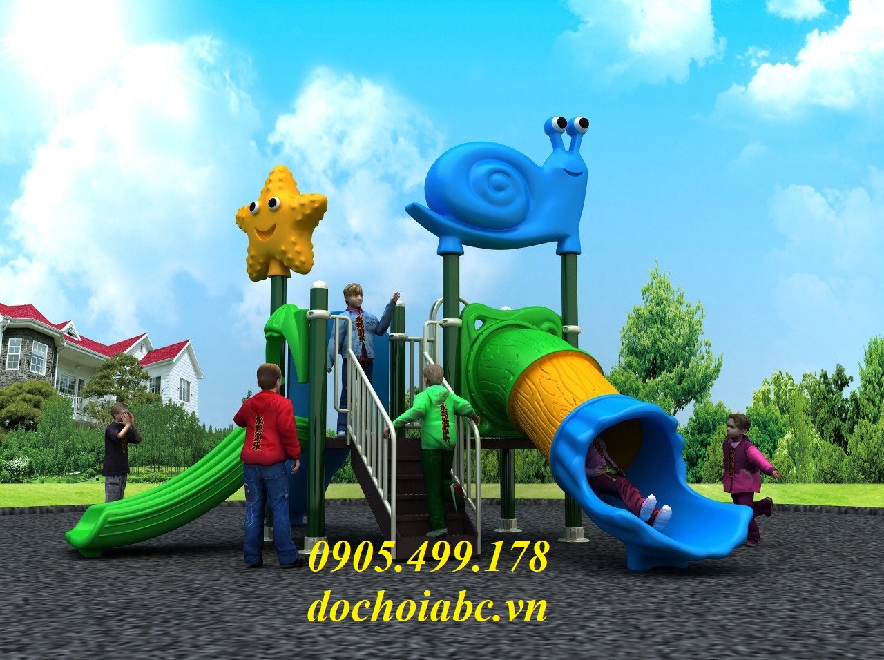 Cầu Trượt Nhựa Nhập Khẩu Cho Bể Bơi Tại Đà Nẵng