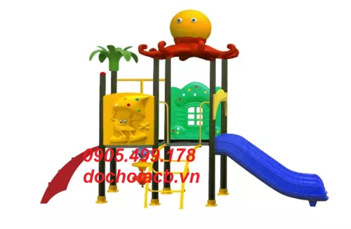 Cầu trượt liên hoàn nhập khẩu ngoài trời cho trẻ em  (9)