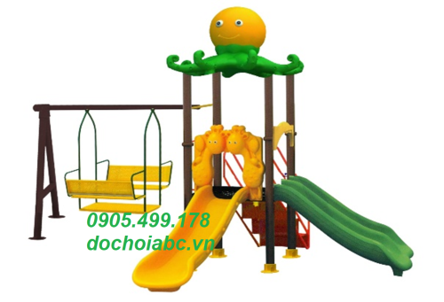 Cầu trượt liên hoàn nhập khẩu ngoài trời cho trẻ em  (14)