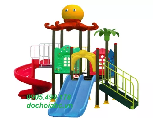 Cầu trượt liên hoàn nhập khẩu ngoài trời cho trẻ em  (17)