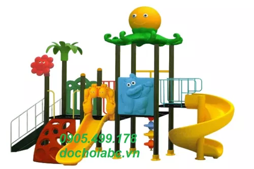 Cầu trượt liên hoàn nhập khẩu ngoài trời cho trẻ em  (18)