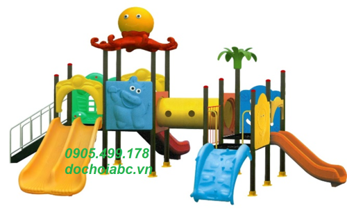 Cầu trượt liên hoàn nhập khẩu ngoài trời cho trẻ em  (27)