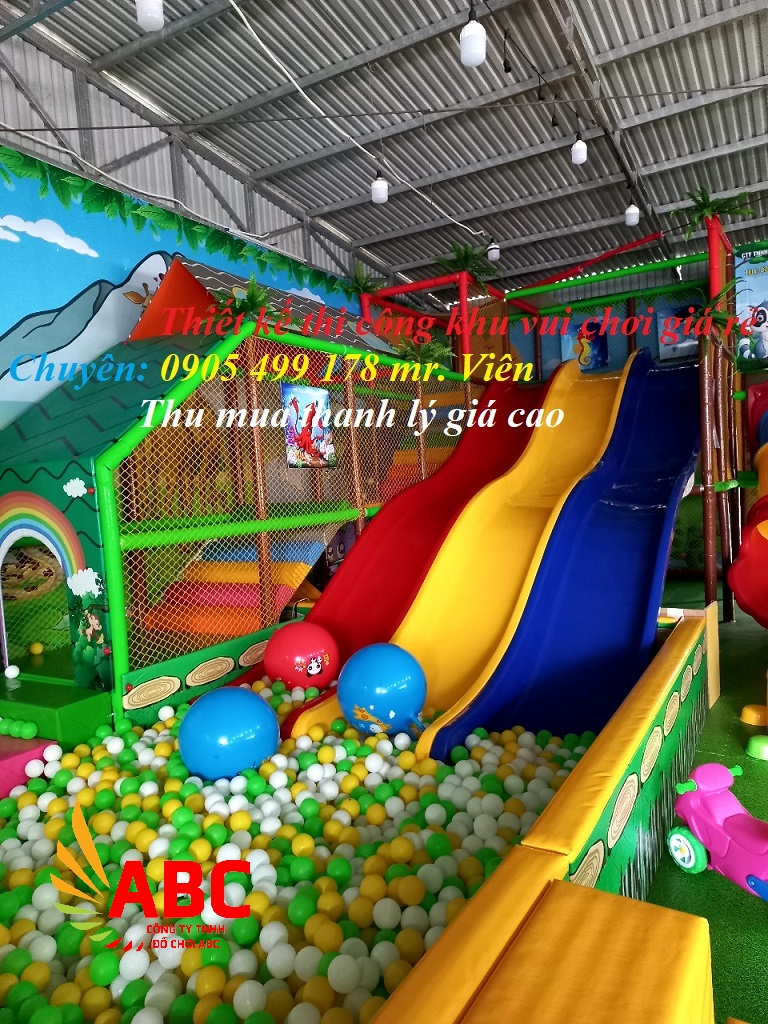 Tư Vấn Thiết Kế Thi Công Khu Vui Chơi Trẻ Em Kết Hợp Quán Trà Sữa