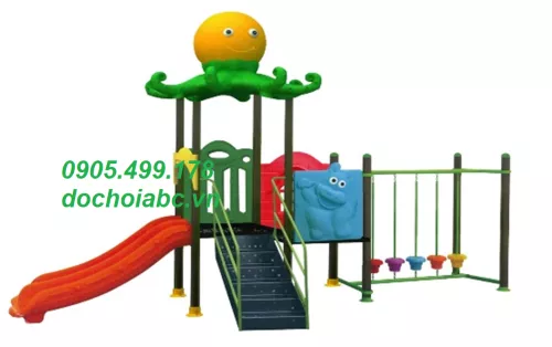 Cầu trượt liên hoàn nhập khẩu ngoài trời cho trẻ em  (13)