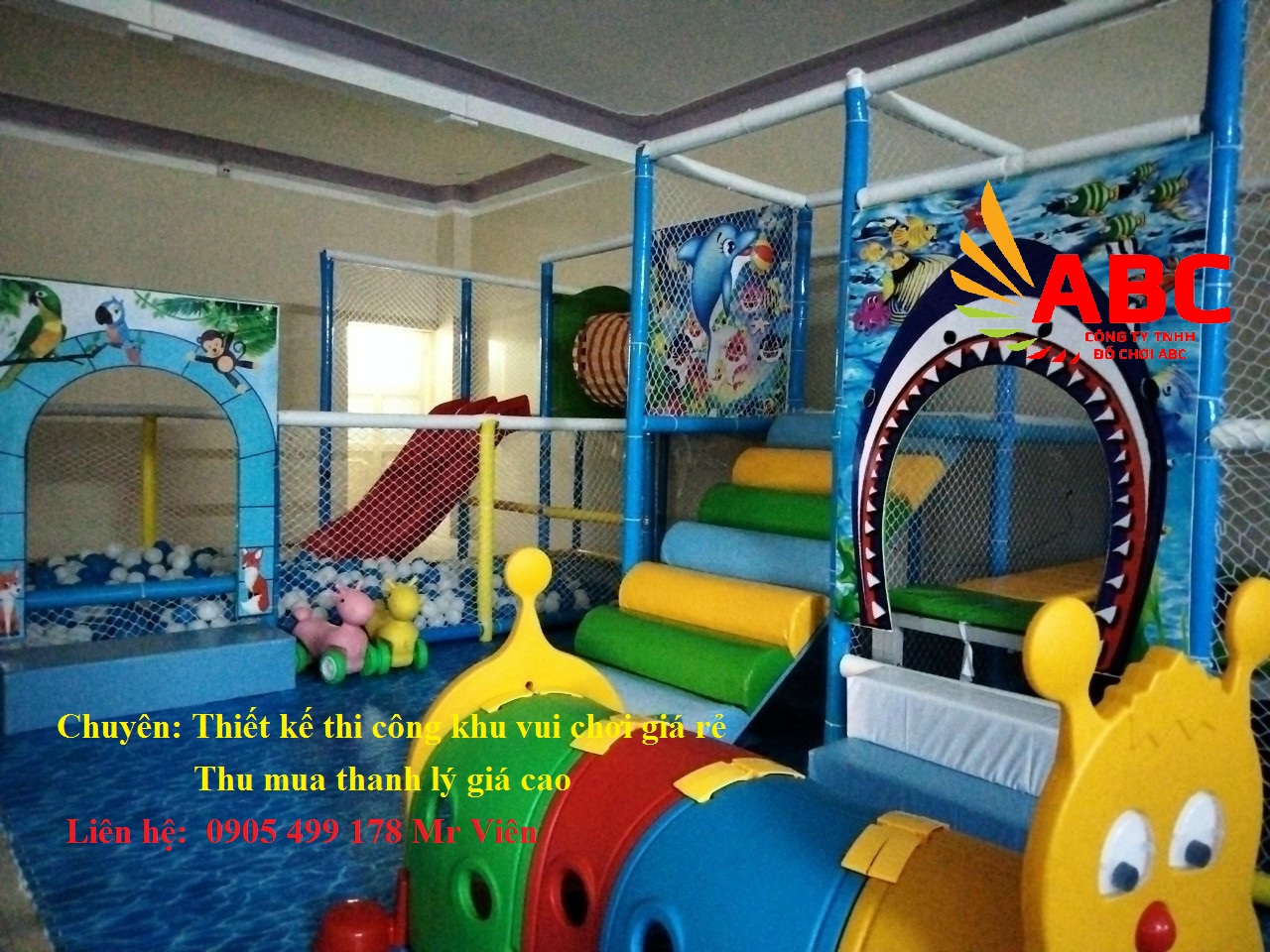 Lắp Đặt Khu Vui Chơi Cho Trường Mầm Non - Thiết bị ABC
