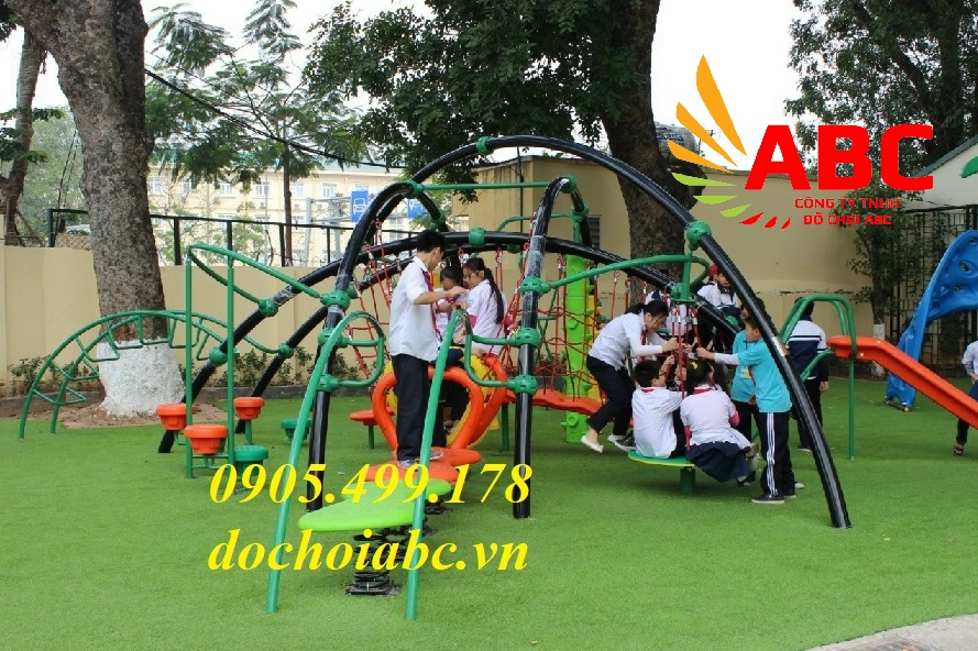 Bộ vận động liên hoàn ngoài trời mầm non