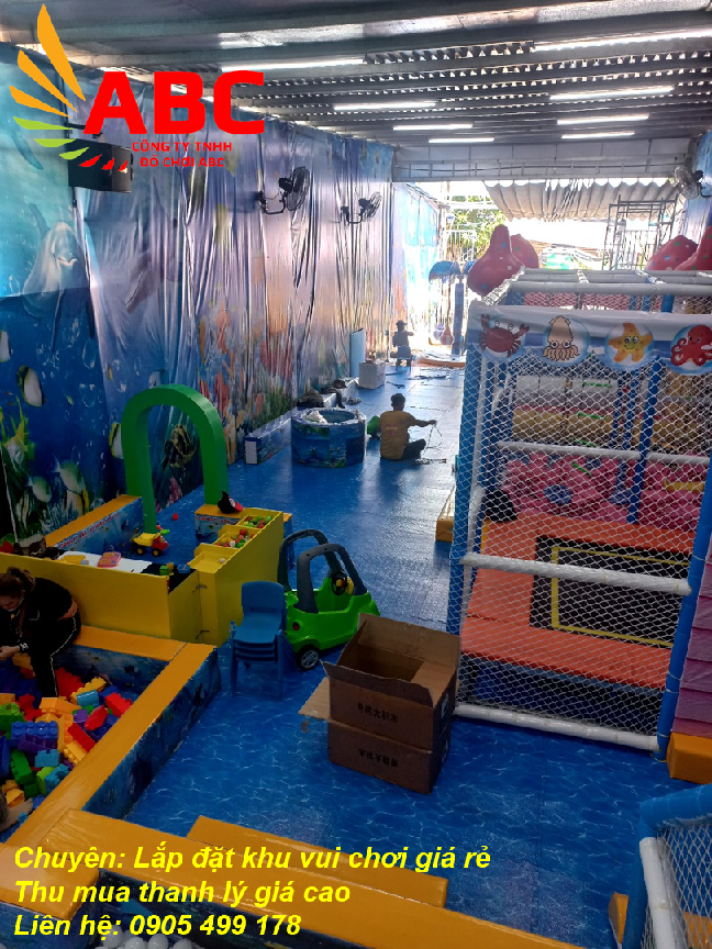 Khu vui chơi trẻ em giá cả hợp lý mà lại đẹp