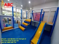 Nhà chơi liên hoàn nhỏ trong nhà