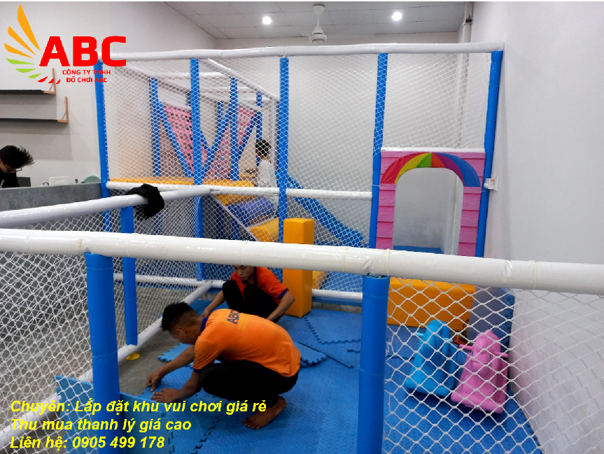Lắp đặt khu vui chơi trẻ em trong nhà