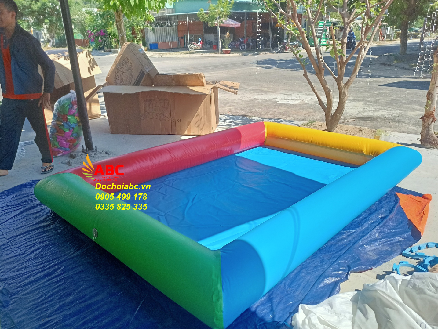 Phao hơi xúc cát