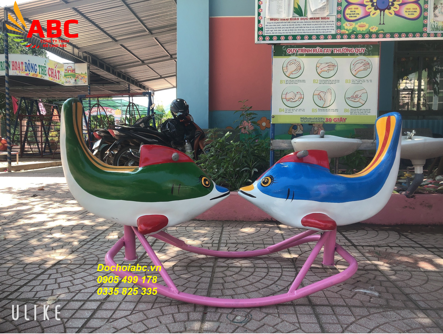 BẬP BÊNH ĐÔI CHO BÉ 2 CON CÁ HEO