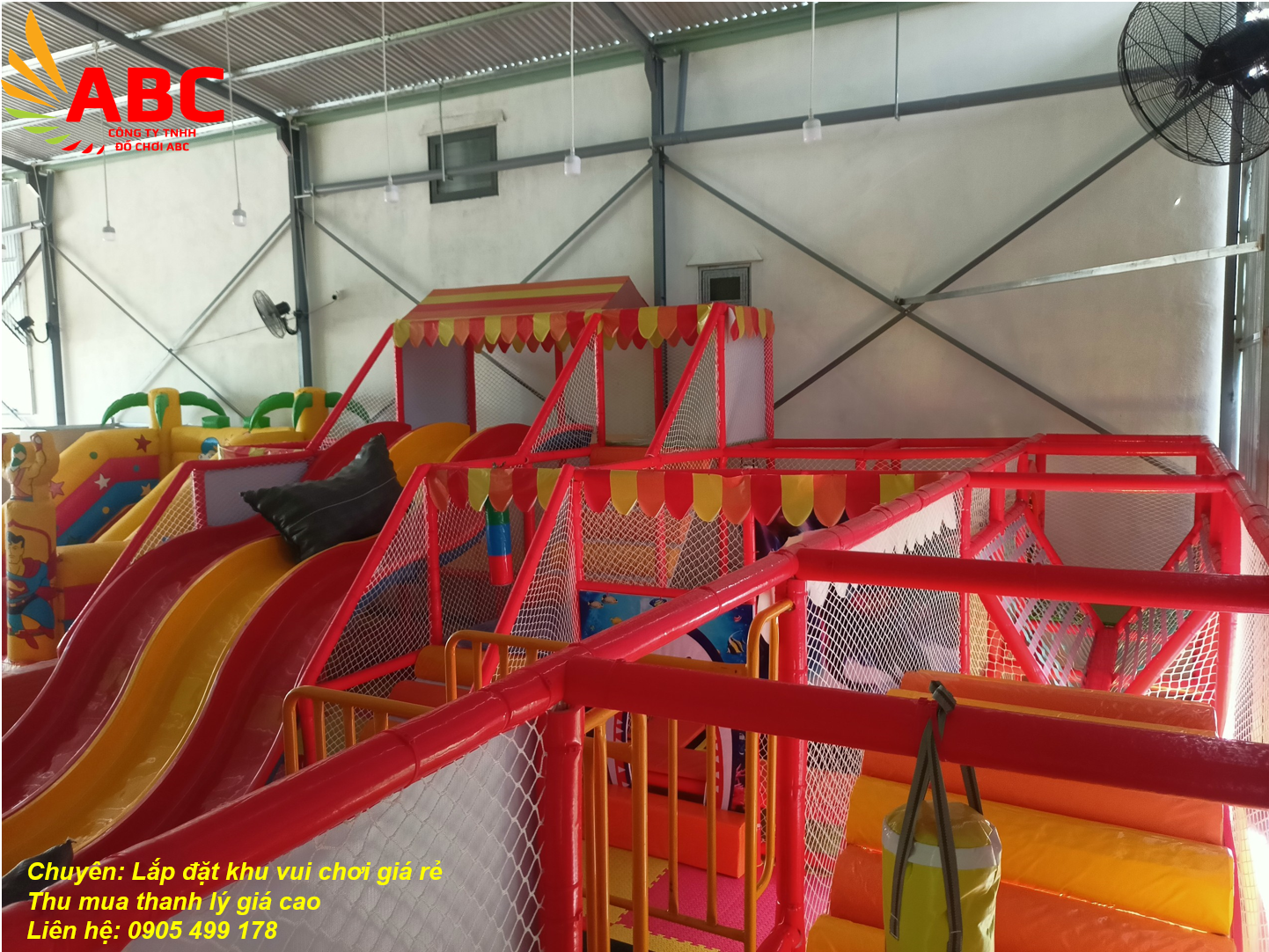 QUY TRÌNH LẮP ĐẶT MỘT KHU VUI CHƠI LIÊN HOÀN
