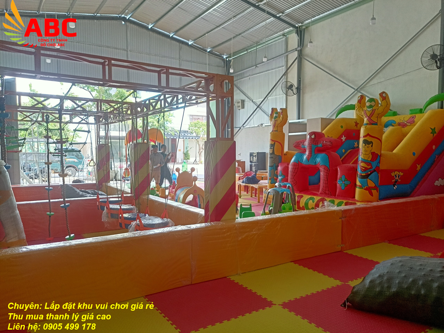 Tác dụng khi bé vui chơi khi chơi trong khu vui chơi liên hoàn