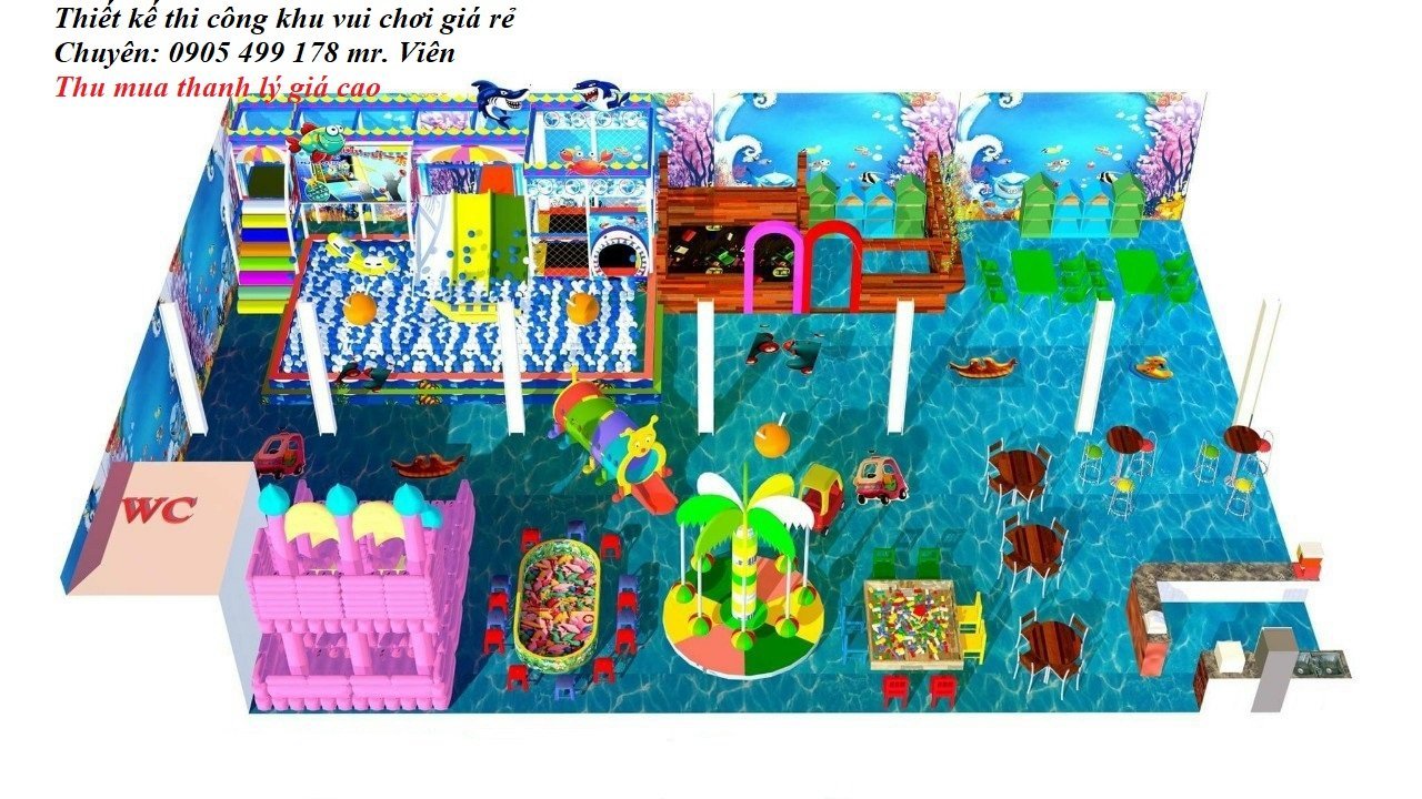 THIẾT KẾ KHU VUI CHƠI LIÊN HOÀN CHO TRẺ MẦM NON HIỆN ĐẠI NHẤT NĂM 2022