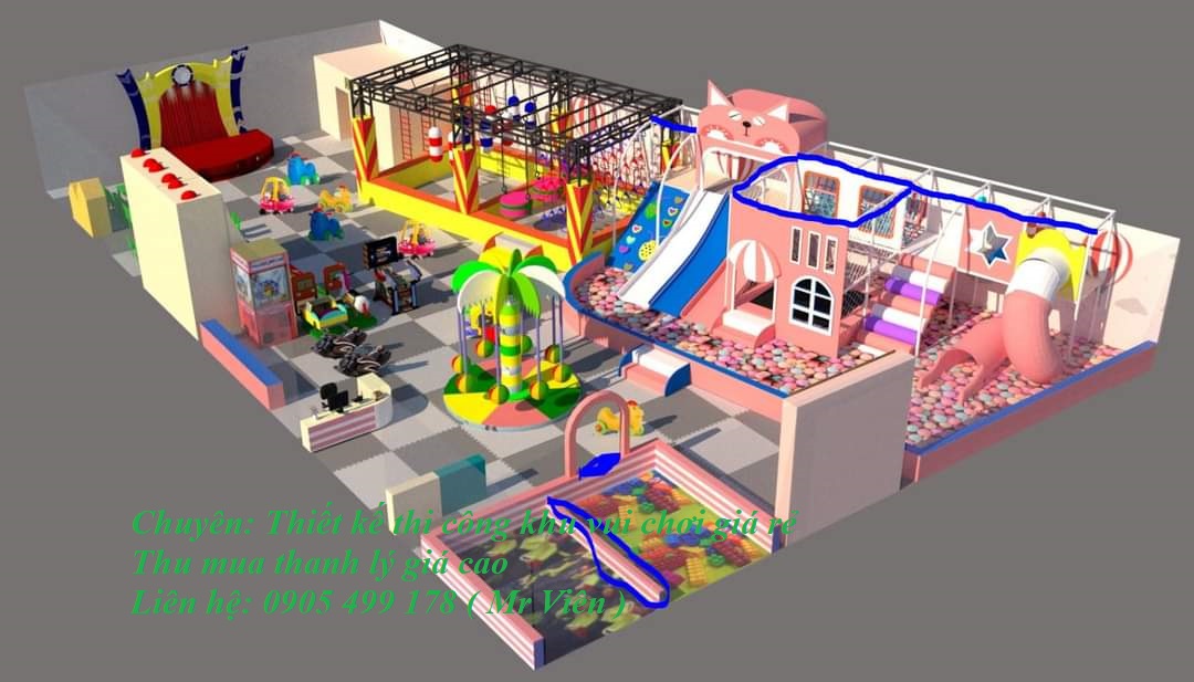 THIẾT KẾ - THI CÔNG KHU VUI CHƠI GIẢI TRÍ CHO BÉ TRÊN TOÀN QUỐC