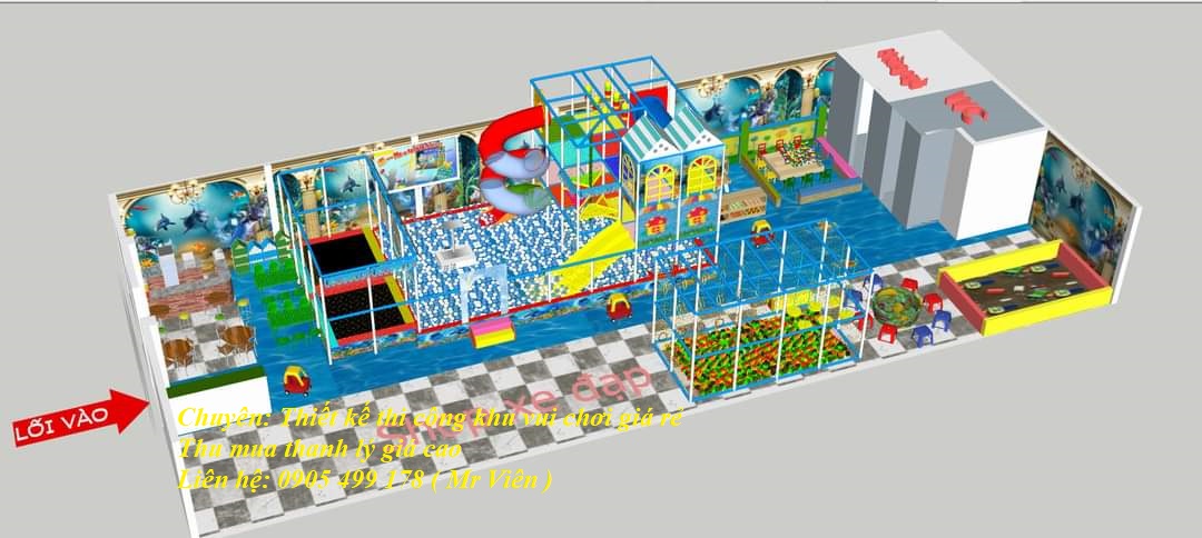 THIẾT KẾ THI CÔNG KHU VUI CHƠI TRẺ EM CHẤT LƯỢNG CAO TẠI ĐÀ