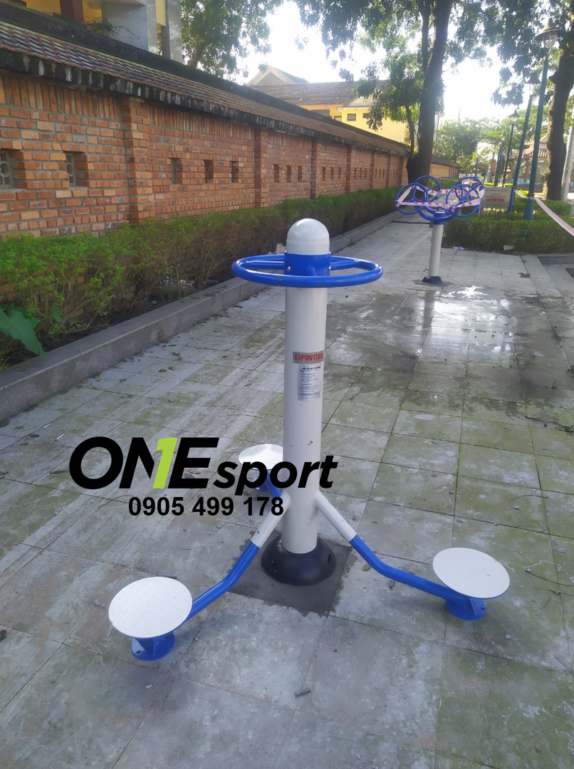 THIẾT BỊ TẬP XOAY EO 3 HƯỚNG NGOÀI TRỜI