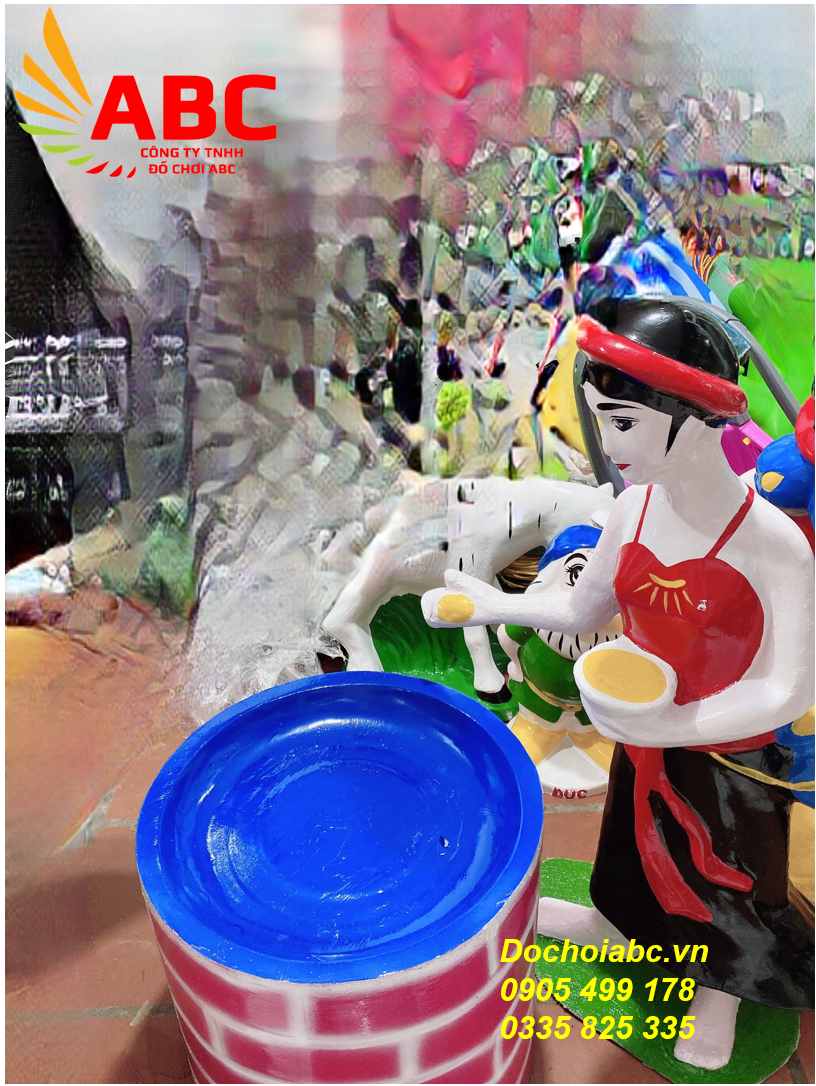 Tượng cô Tấm Giếng nước