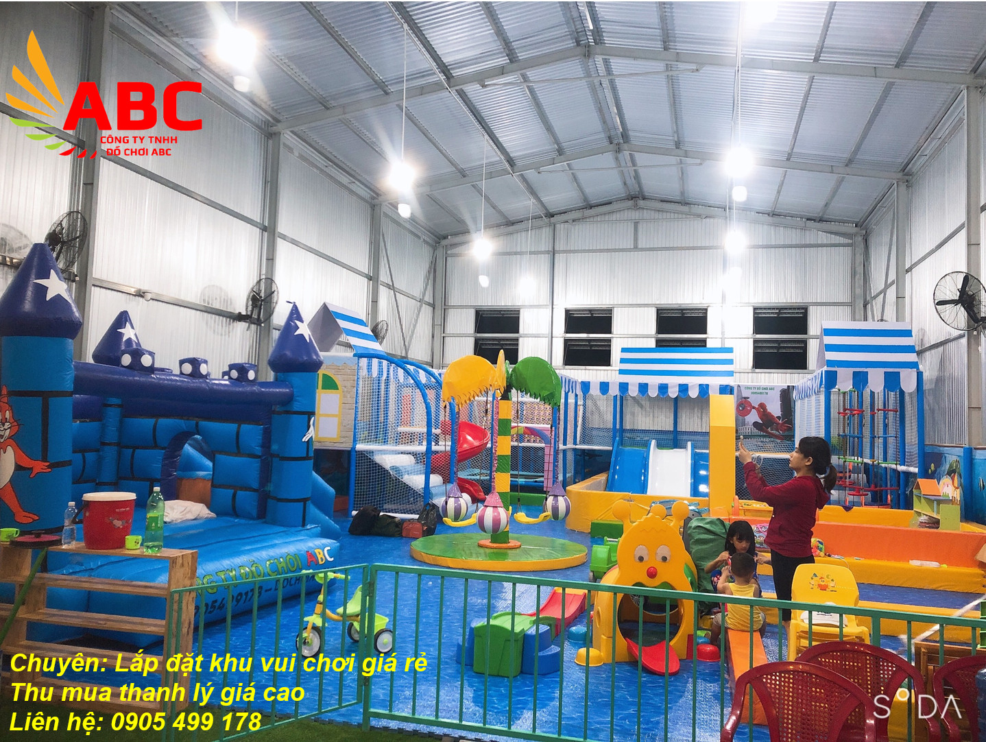 Thiết kế khu vui chơi liên hoàn hiện đại năm 2023