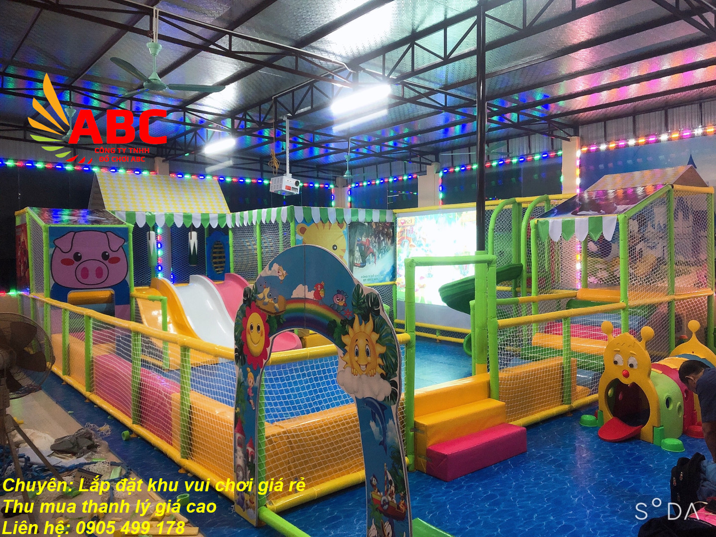 Thiết kế khu vui chơi trong nhà cho bé