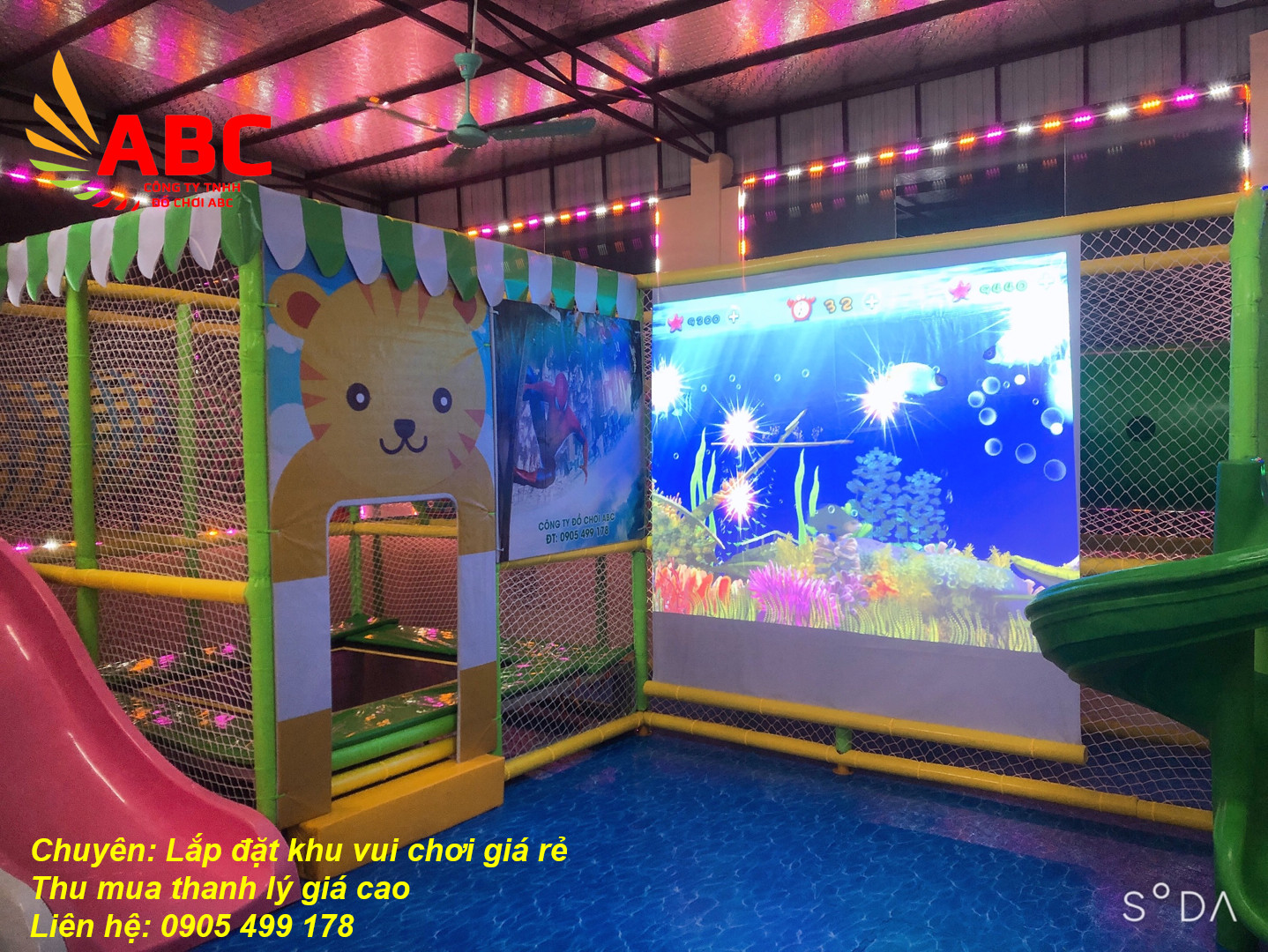 Thiết kế khu vui chơi cho bé trong nhà