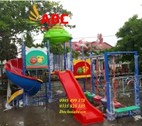 Cầu trượt mầm non Composite