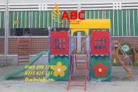 Bộ đồ chơi liên hoàn cho bé khu vui chơi trường mầm non