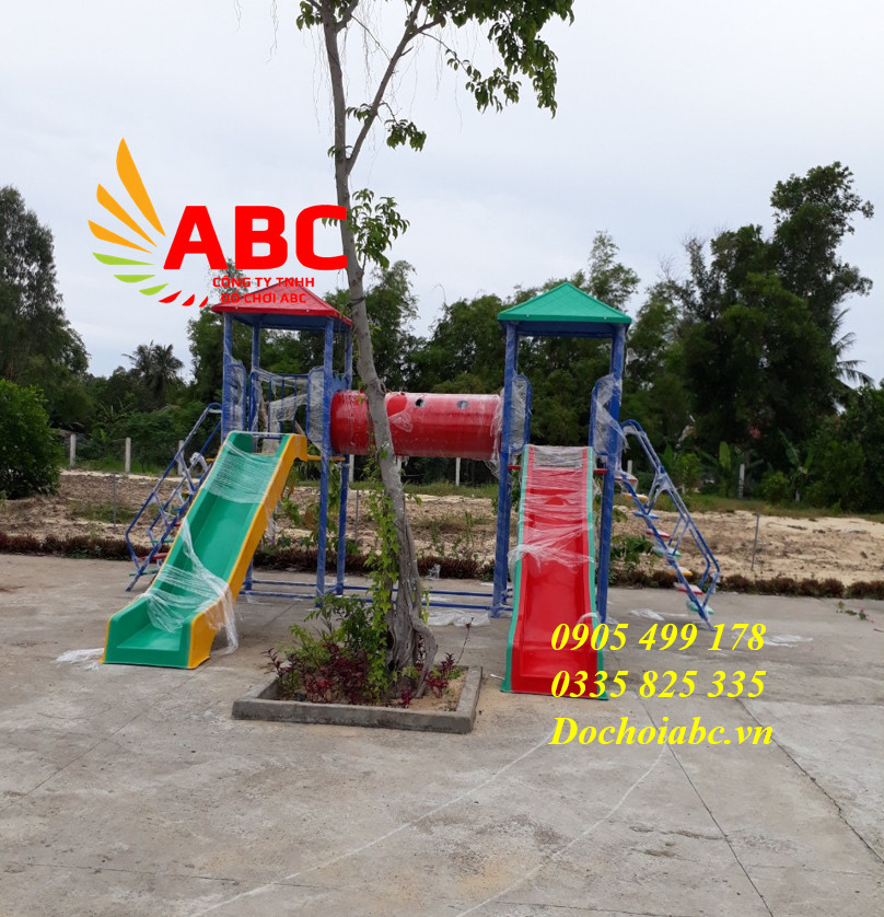 Bộ liên hoàn 2 khối cầu trượt đơn