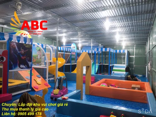 Thiết kế khu vui chơi trẻ em liên hoàn cho trẻ mầm non hiện đại