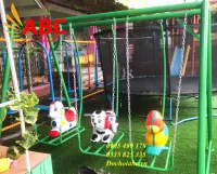 Xích đu cho trẻ mầm non 3 con giống