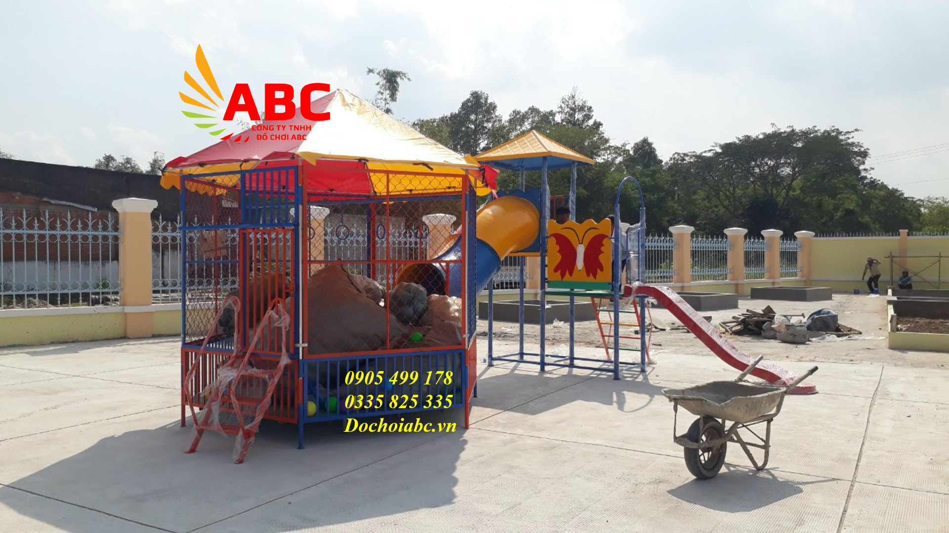 Nhà Bóng Ngoài Trời Liên Hoàn Ống Chui