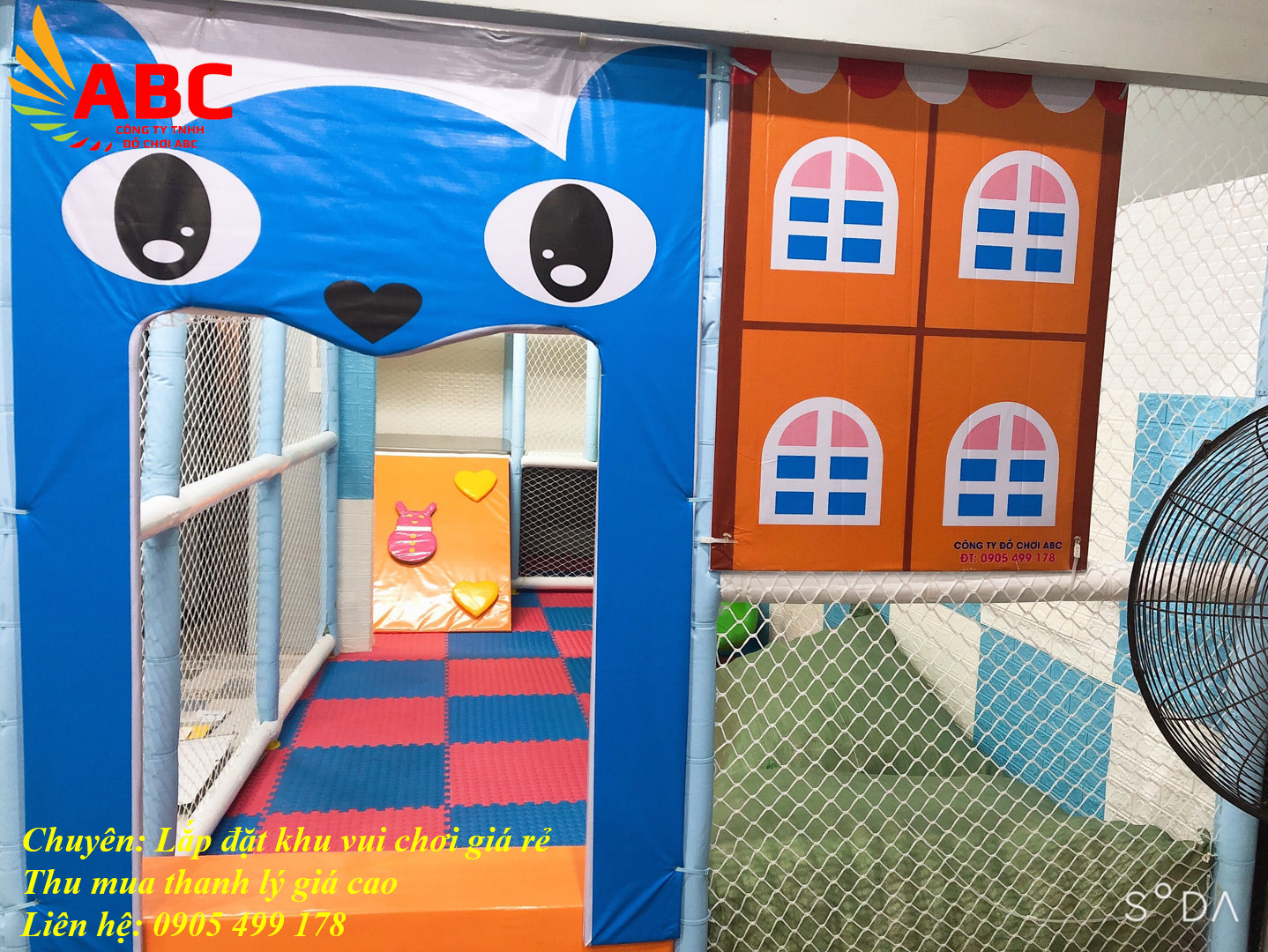 Thiết kế thi công quán cafe kết hợp khu vui chơi trẻ em