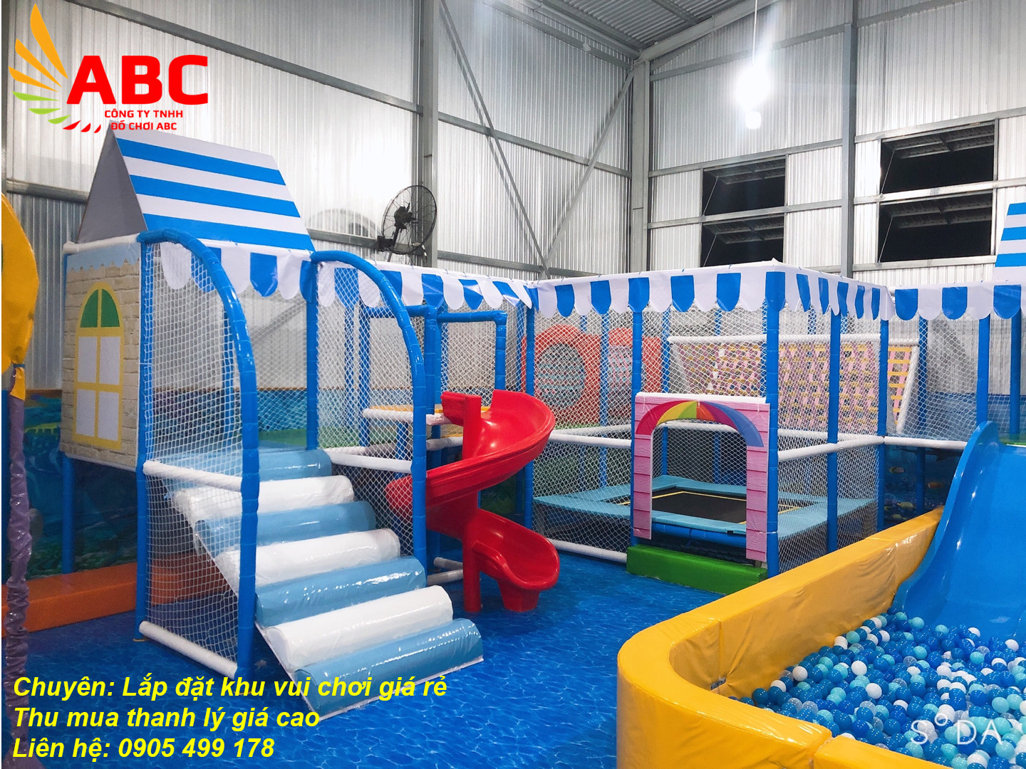 LẮP ĐẶT KHU VUI CHƠI TRẺ EM TRONG NHÀ CHẤT LƯỢNG