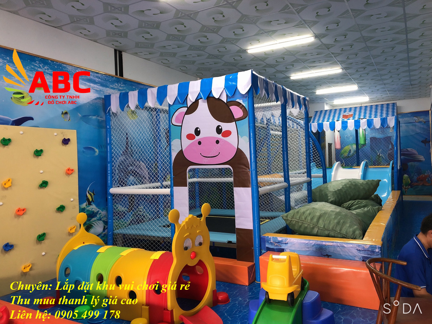 Thiết kế khu vui chơi trẻ em trong nhà