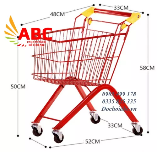 Xe đẩy siêu thị cho bé mầm non