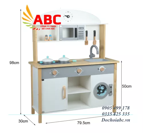 Kệ bếp đồ chơi cho bé mini