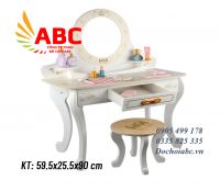 Kệ trang điểm cho bé bằng gỗ cao cấp