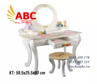 Kệ trang điểm cho bé bằng gỗ cao cấp