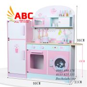 Bộ đồ chơi nhà bếp cho bé có tủ lạnh