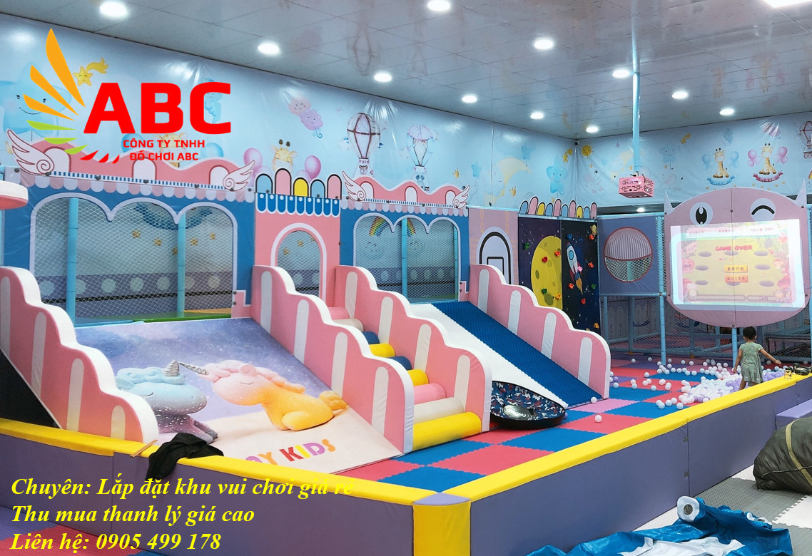 Khu vui chơi liên hoàn trong nhà cho bé