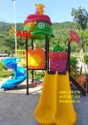 Cầu trượt liên hoàn nhập khẩu cho bé mầm non