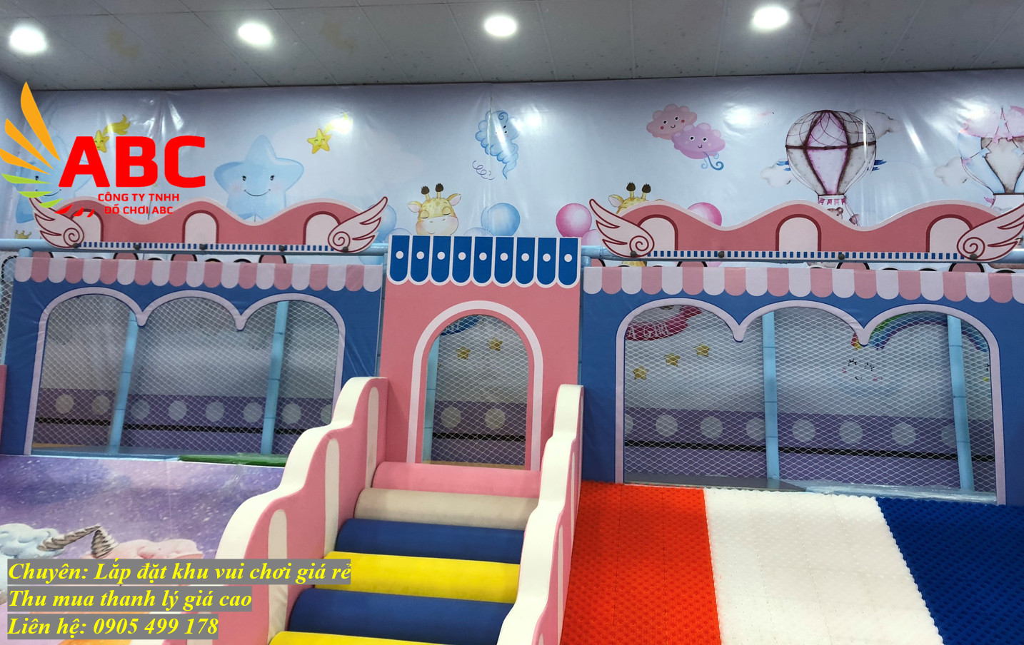 Đầu tư làm khu vui chơi trong nhà cho trẻ em