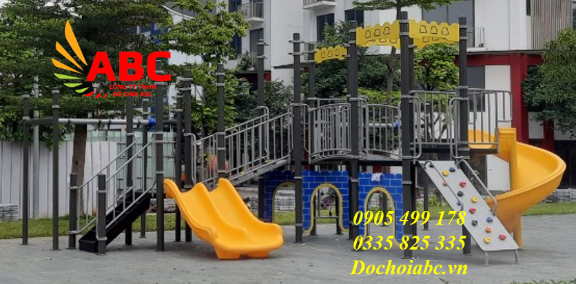 Lắp đặt đồ chơi vận động ngoài trời