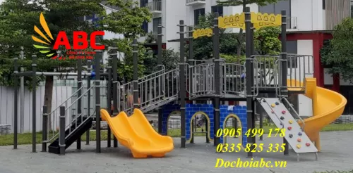 Lắp đặt đồ chơi vận động ngoài trời